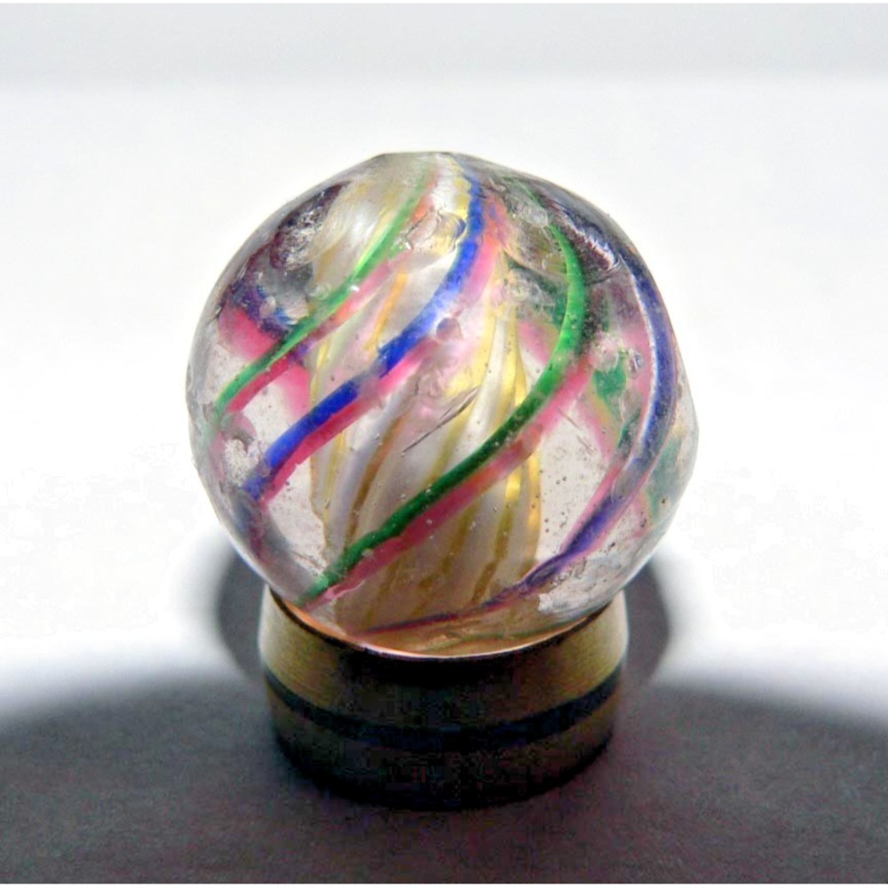 7/8'' CANDY STRIPED YELLOW ON WHITE YELLOW SOLID CORE #104